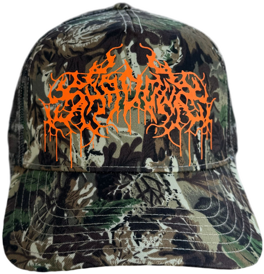 SHADOWZ Metal logo “ Camo” trucker hat